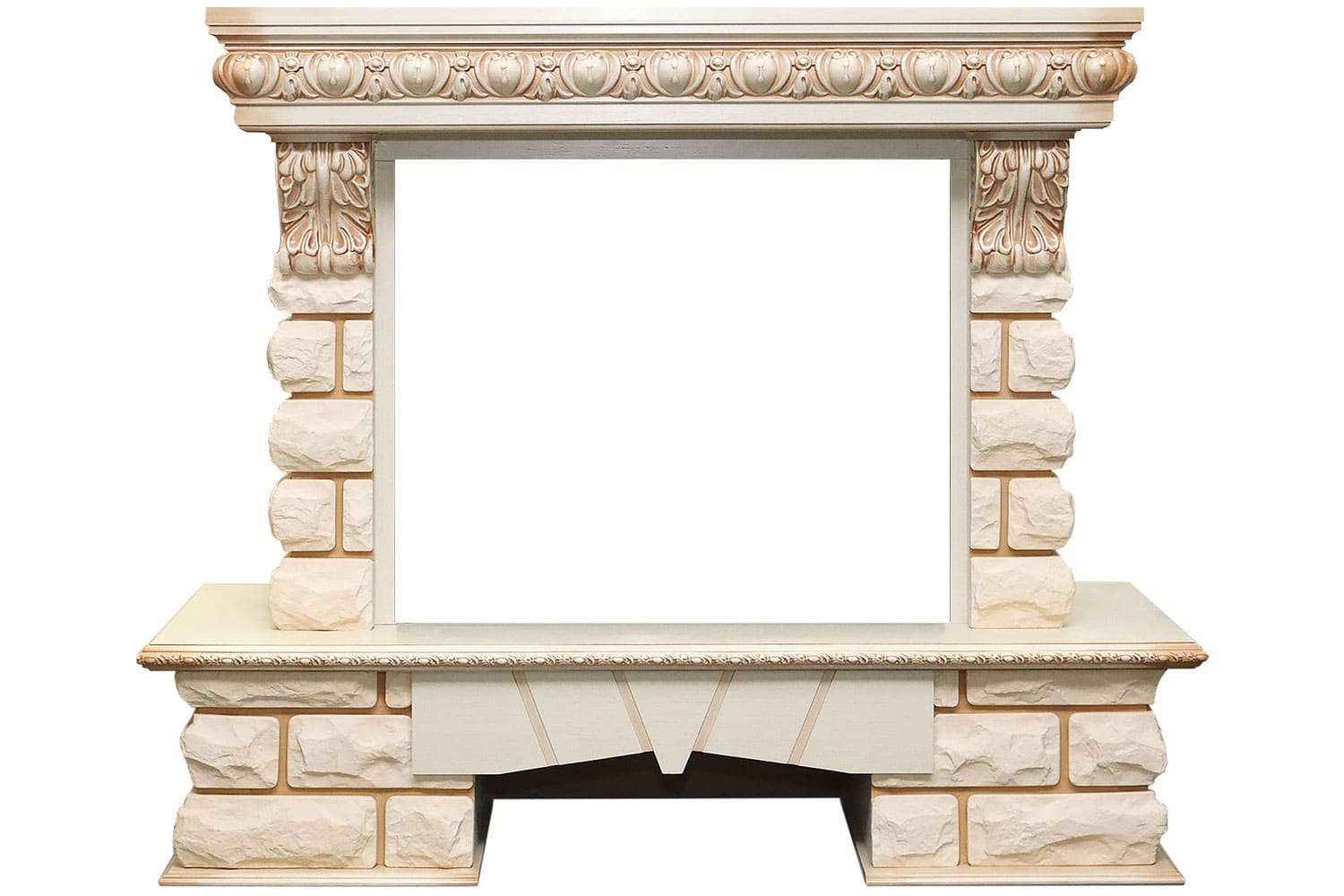 Портал Dimplex Pierre Luxe Lord - Слоновая кость/Шампань