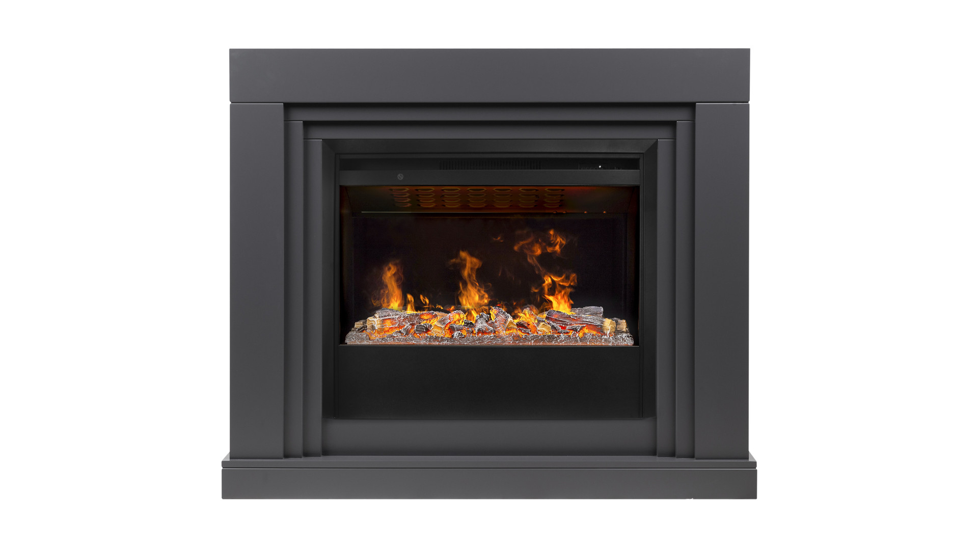 Электрокамин RealFlame  Stanley 26 GR с очагом Helios 26 SBG 3D