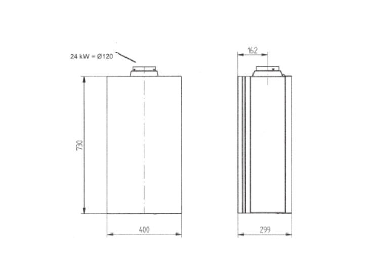 Настенный газовый котел Baxi ECO4S 1.24 F
