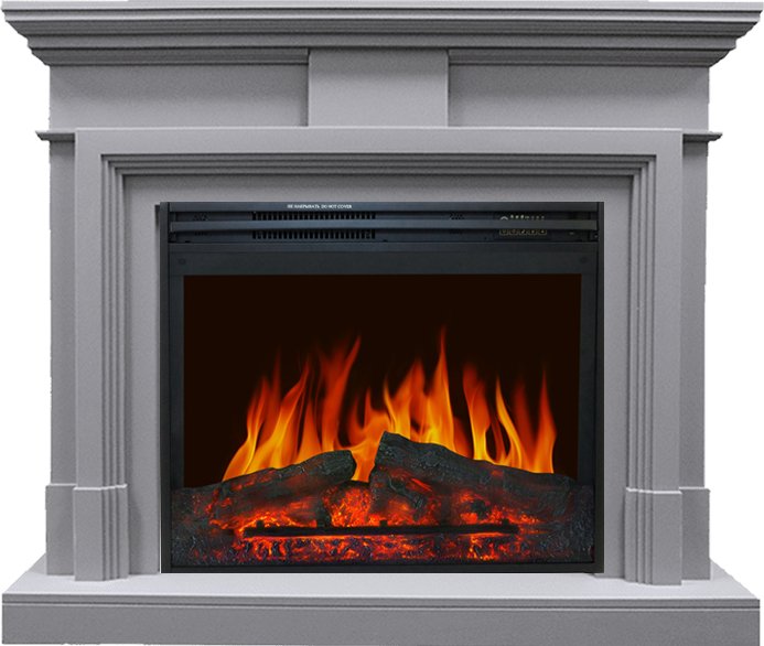 Каминокомплект Royal Flame  Coventry Grey - Серый с очагом Jupiter FX New