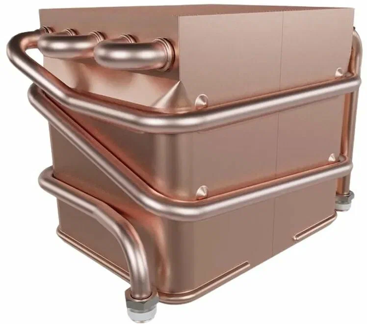 Газовый проточный водонагреватель VilTerm E14 Мрамор лазурь