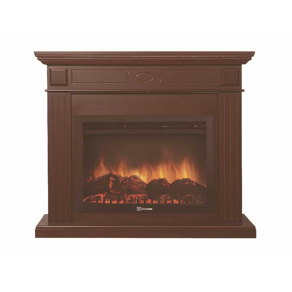 Каминокомплект Electrolux Bianco 25 с очагом EFP/P-2720RLS шпон темный дуб