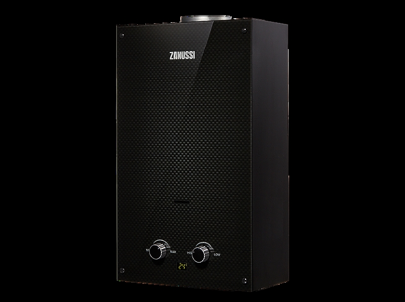 Газовая колонка Zanussi GWH 10 Fonte Glass Carbon