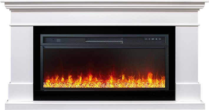 Каминокомплект Royal Flame  California - Белый (Высота 850 мм) с очагом Vision 42 LED