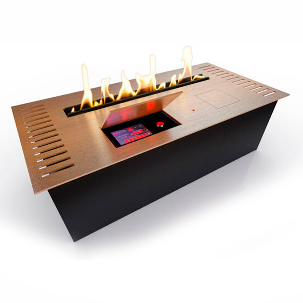 Автоматический биокамин ZeFire М 600 латунный