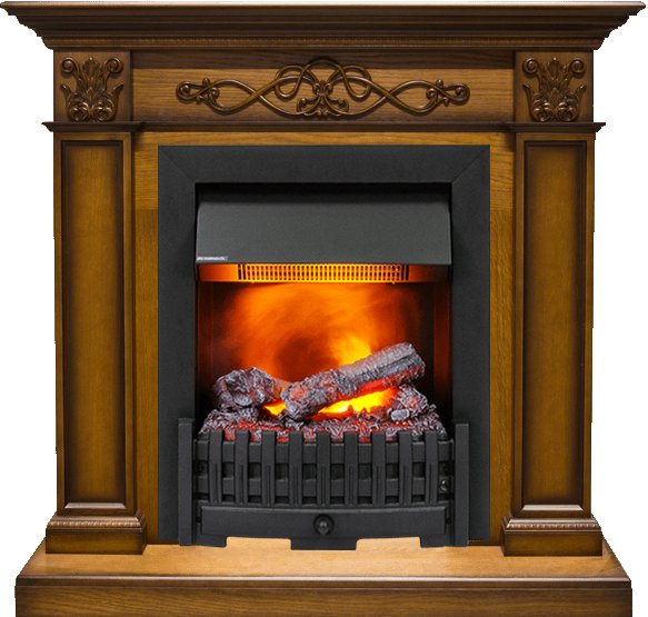 Каминокомплект Dimplex Verona - Дуб антик с очагом Danville Black FB2