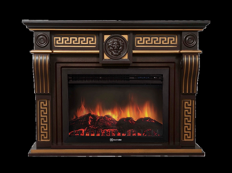 Портал Firelight Vittoriano 30 Темный дуб с золотой патиной