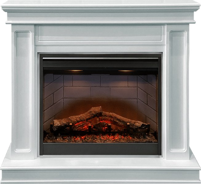 Каминокомплект Dimplex Geneva - Белый с очагом Symphony 26'' DF2608-INT
