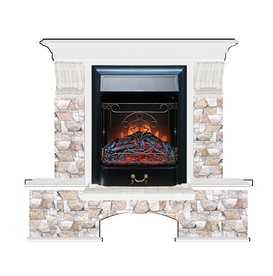 Каминокомплект Glenrich Бостон К Арбат (Magestic)