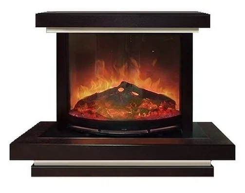 Каминокомплект Glenrich Атлант Rondo S36 черный