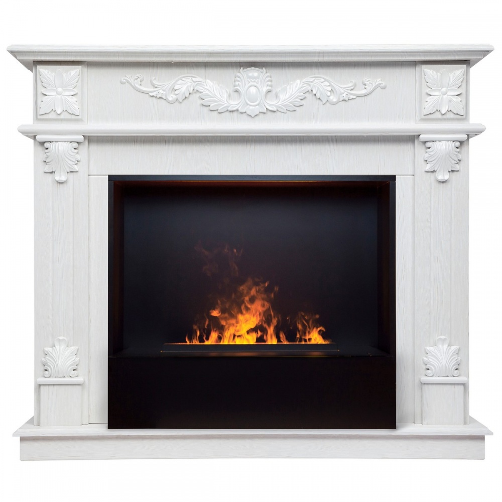 Электрокамин RealFlame  Philadelphia 25,5/26 WT с очагом 3D Cassette 630 Black Panel
