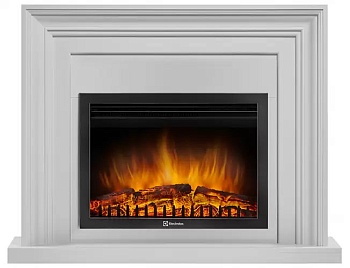 Каминокомплект Electrolux Stretto 25 с очагом EFP/P-2520LS белый