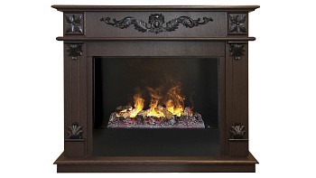 Электрокамин RealFlame  Philadelphia 25,5/26 DN с очагом 3D Cassette 630 + Black вставка