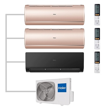 Мульти сплит-система настенная Haier AS35S2SJ2FA-G / AS35S2SJ2FA-G / AS35S2SF2FA-B / 3U70S2SR5FA Inverter