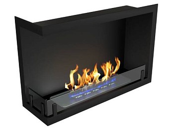 Встраиваемый биокамин Zefire Contour угловой 700 левый (Estetic Flame)