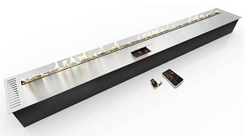 Автоматический биокамин ZeFire М 2200 шлифованный с ДУ