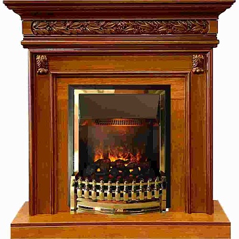 Каминокомплект Dimplex Valletta - Орех с очагом Atherton