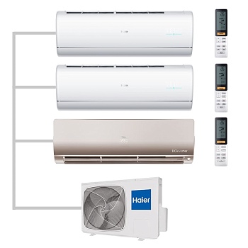 Мульти сплит-система настенная Haier AS35S2SJ2FA-W / AS25S2SJ2FA-W / AS25S2SF2FA-G / 3U70S2SR5FA Inverter