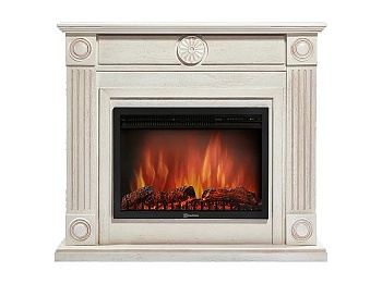 Каминокомплект Electrolux Frame 25 с очагом EFP/P-2520LS шпон белёный дуб