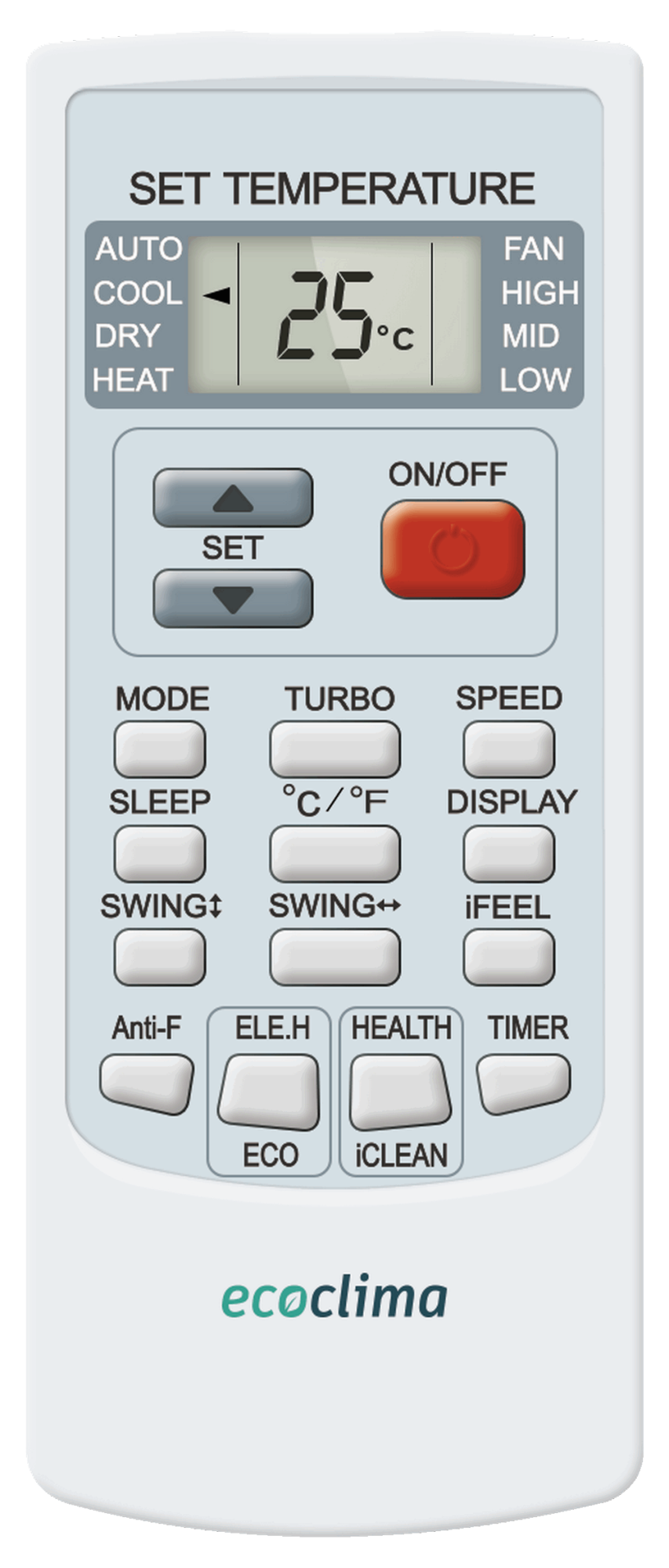Настенная сплит-система Ecoclima ECW/I-AX07/FB-4R1 Frost line Inverter