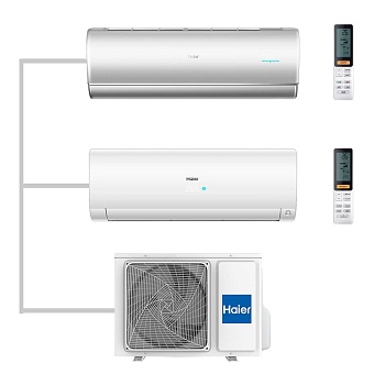 Мульти сплит-система настенная Haier AS25S2SJ2FA-S / AS25S2SF2FA-W / 2U40S2SM1FA Inverter