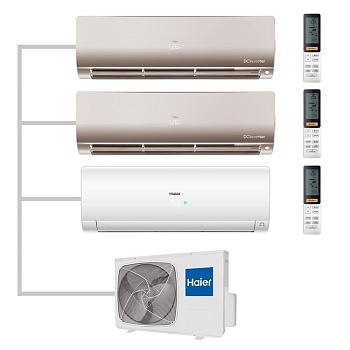 Мульти сплит-система настенная Haier AS35S2SF2FA-G / AS25S2SF2FA-G / AS35S2SF2FA-W / 3U70S2SR5FA Inverter