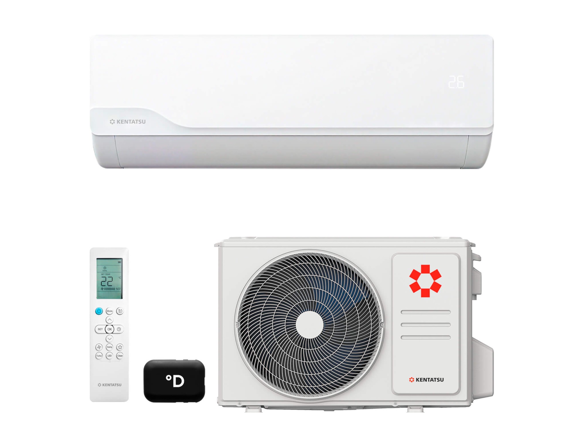 Настенная сплит-система Kentatsu KSGKU35HZRN1W/KSRKU35HZRN1 Kumo Inverter