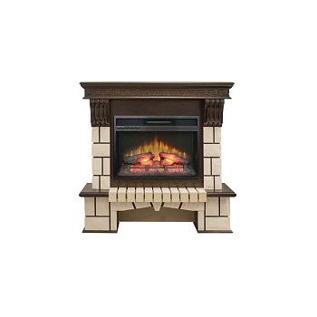 Электрокамин RealFlame  Stone 24  AO с очагом Eridan 24