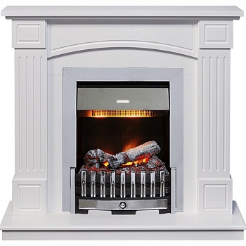 Каминокомплект Dimplex Boston - Белый (Высота 925см) с очагом Danville Chrome FB2