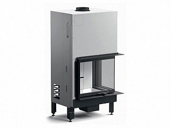 Каминная дровяная топка MCZ Plasma 75 sx угловое стекло правое