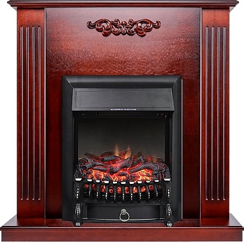 Каминокомплект Royal Flame  Lumsden - Махагон коричневый антик с очагом Fobos FX Black