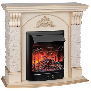 Электрокамин RealFlame  Athena WT с Majestic Lux BL