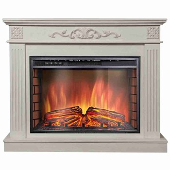 Каминокомплект Electrolux Noce 26/30 с очагом EFP/P-2620RLS шпон белёный дуб