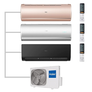 Мульти сплит-система настенная Haier AS25S2SJ2FA-G / AS25S2SJ2FA-S / AS35S2SF2FA-B / 3U70S2SR5FA Inverter