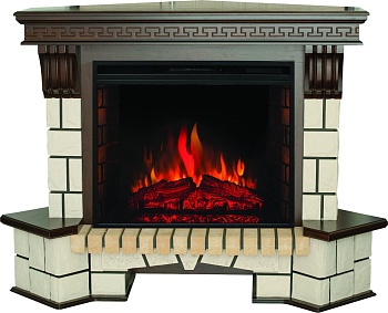 Электрокамин RealFlame Stone New Corner 26 AO с Epsilon 26 SIR