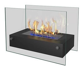 Биокамин настольный Zefire Iceberg черный