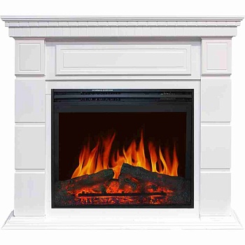 Каминокомплект Royal Flame  Portland - Белый с очагом Jupiter FX New