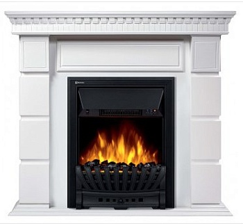 Каминокомплект Electrolux Elegante Classic с очагом Classic EFP/P-1020LS белый