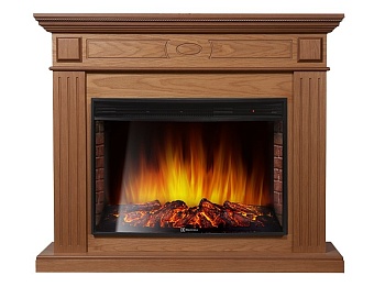 Каминокомплект Electrolux Bianco 30 с очагом EFP/P-3320RLS шпон красное дерево