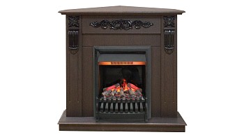Электрокамин RealFlame  Dominica Corner STD DN с очагом 3D Oregan