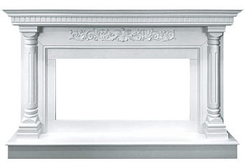 Портал Royal Flame  Sicilia - Белый (Ширина 1530мм)