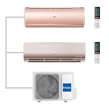 Мульти сплит-система настенная Haier AS25S2SJ2FA-G / AS25S2SF2FA-G / 2U40S2SM1FA Inverter