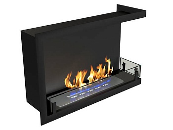 Встраиваемый биокамин Zefire Contour угловой 700 правый (Estetic Flame)