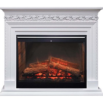 Каминокомплект Dimplex Valletta - Белый с очагом Symphony 30'' DF3020-INT