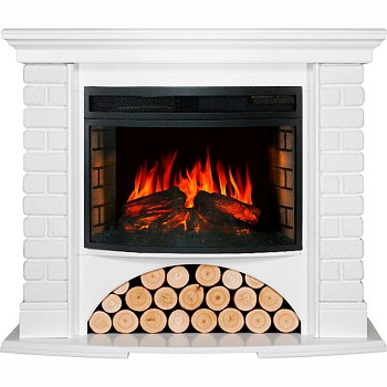 Каминокомплект Royal Flame  Village - Белый с очагом Dioramic 25 LED FX