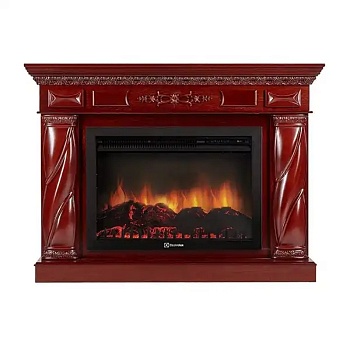 Каминокомплект Electrolux San Marino 26 Sphere с очагом EFP/P-2620RLS шпон красное дерево