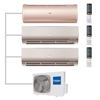 Мульти сплит-система настенная Haier AS25S2SJ2FA-G / AS35S2SF2FA-G / AS25S2SF2FA-G / 3U70S2SR5FA Inverter