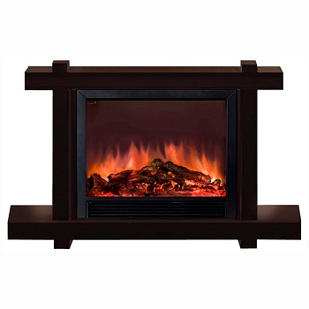 Каминокомплект Glenrich Капри Delux Sharm33 black шоколад