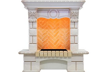 Портал Dimplex Pierre Luxe - Слоновая кость / Шампань (Высота 975мм)