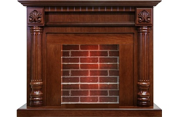 Портал Dimplex Edinburg - Орех / Кирпич